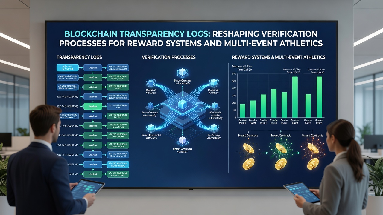 Digitale platforms die blockchain gebruiken voor multi-event atletiek verificatie