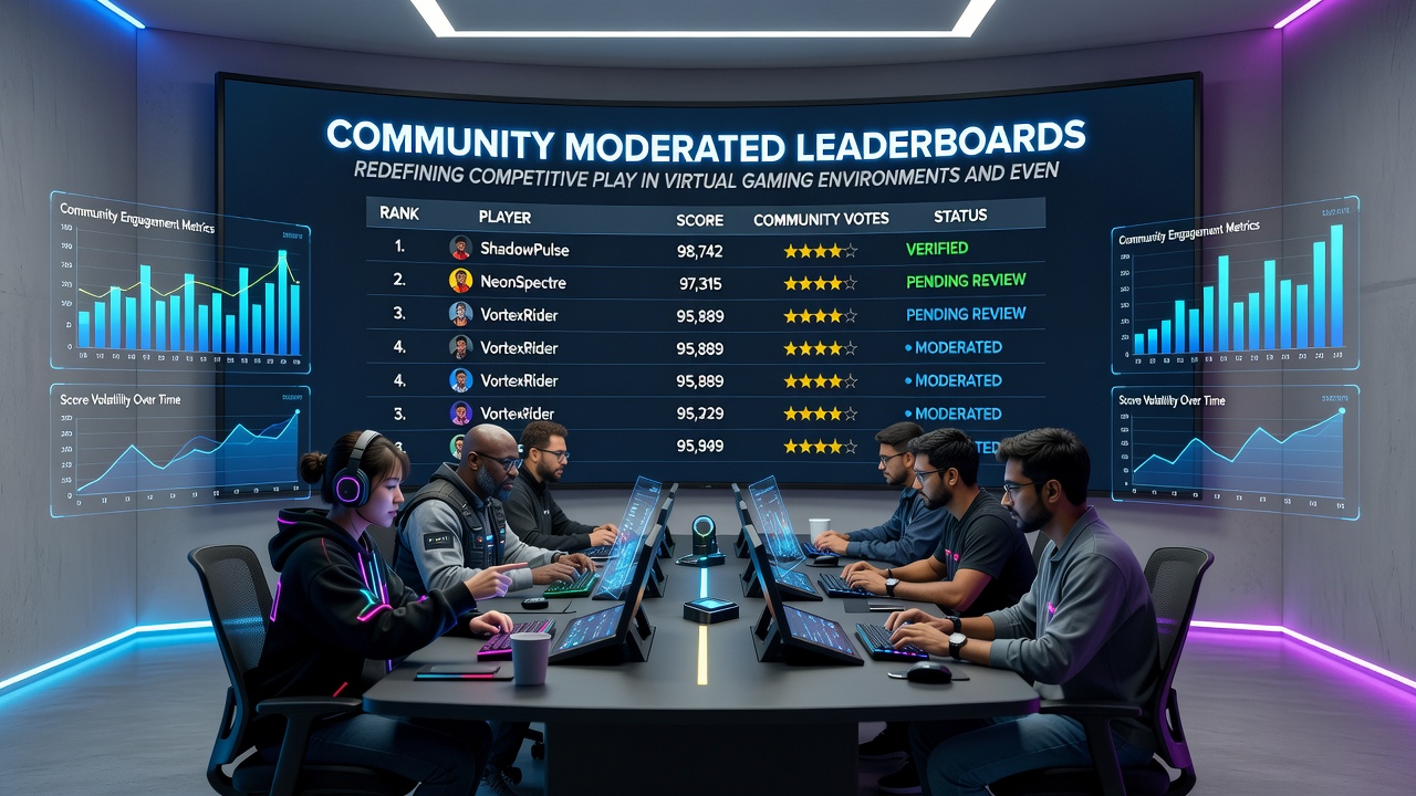 Overzicht van gemodereerde ranglijsten in event outcome markten met focus op virtuele competities en realtime updates