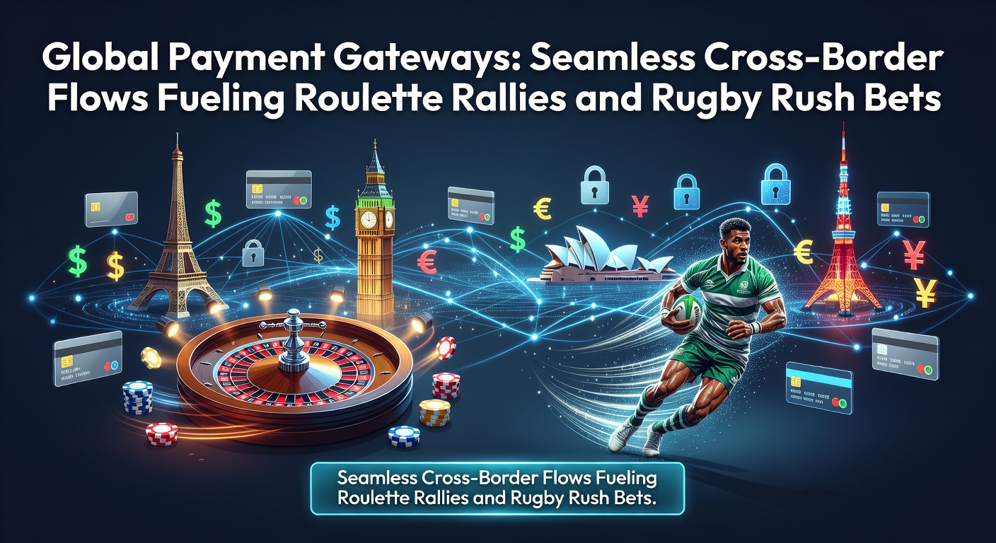 Grafiek met wereldwijde betaalstromen die roulette- en rugbyweddenschappen verbinden over grenzen heen