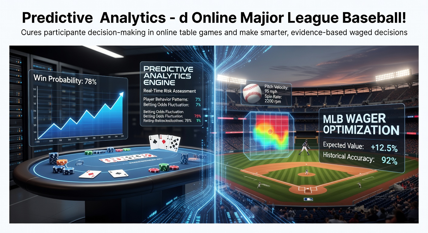 Predictive analytics dashboards tonen realtime inzichten voor online tafelspellen en MLB weddenschappen