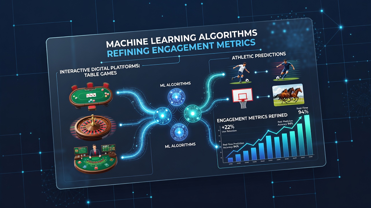 Machine learning algoritmen die betrokkenheidsdata analyseren op digitale platforms voor tafelspellen en sportvoorspellingen