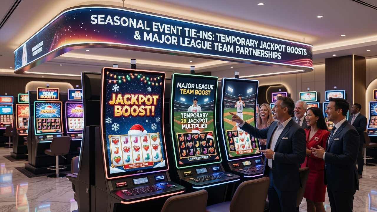 Tijdelijke boosts in gokkastjackpots gekoppeld aan toernooibettingpools tijdens seizoensevenementen