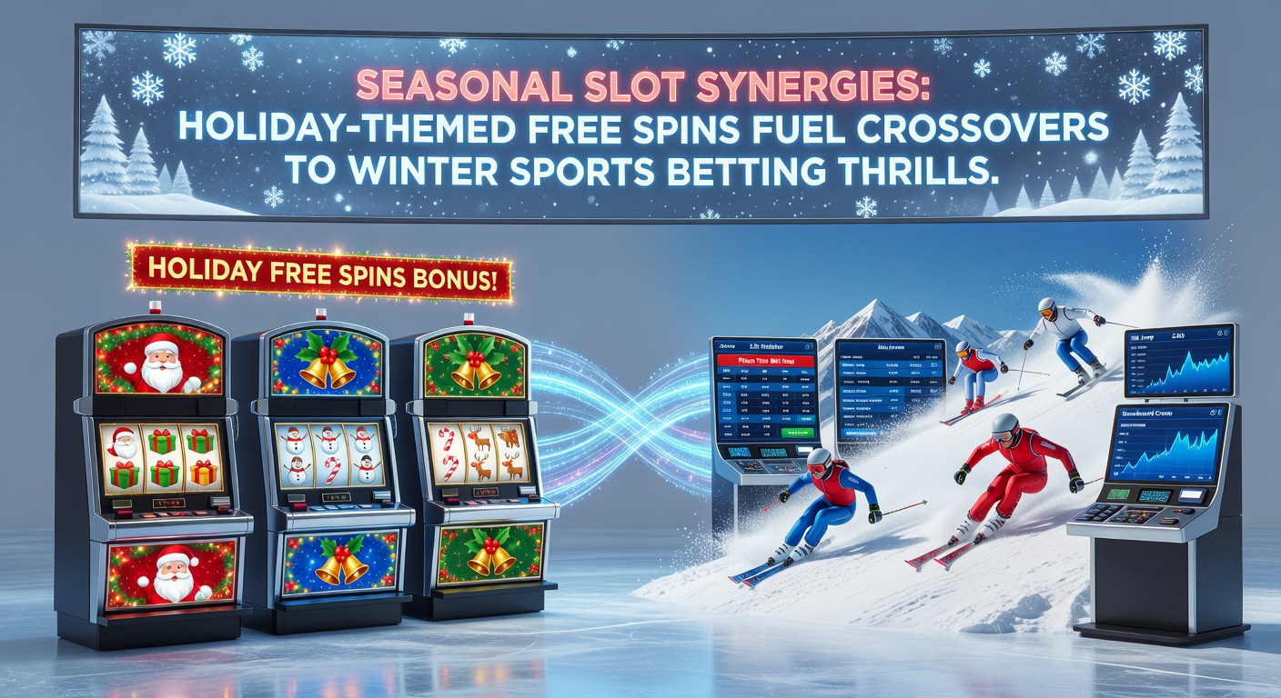 Spelerinterface met gratis spins die overvloeien in wintersportweddingsodds op een mobiel scherm