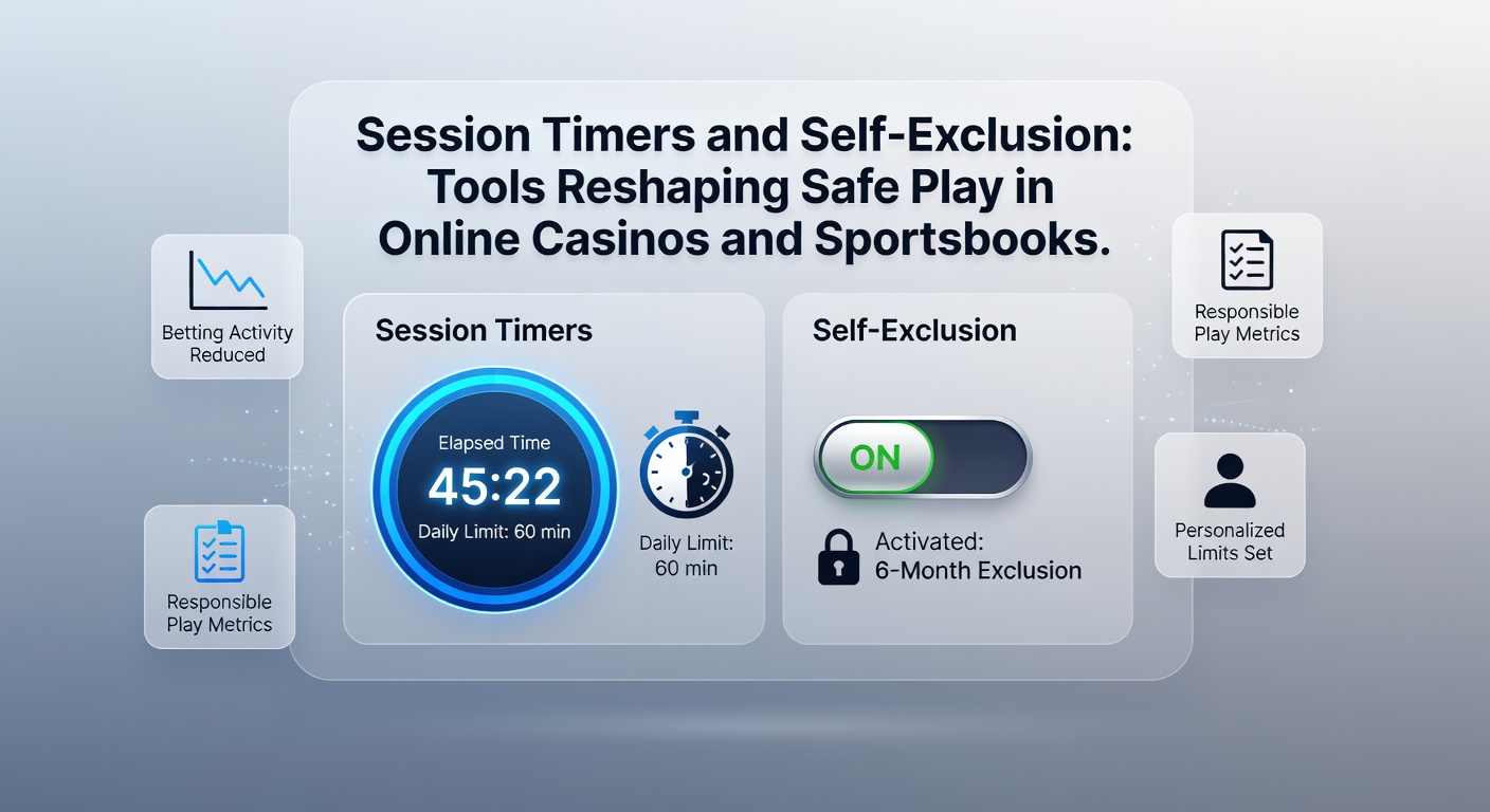 Voorbeeldscherm van een zelfuitsluitingsinterface op een online sportsbook, met opties voor 24 uur tot permanent