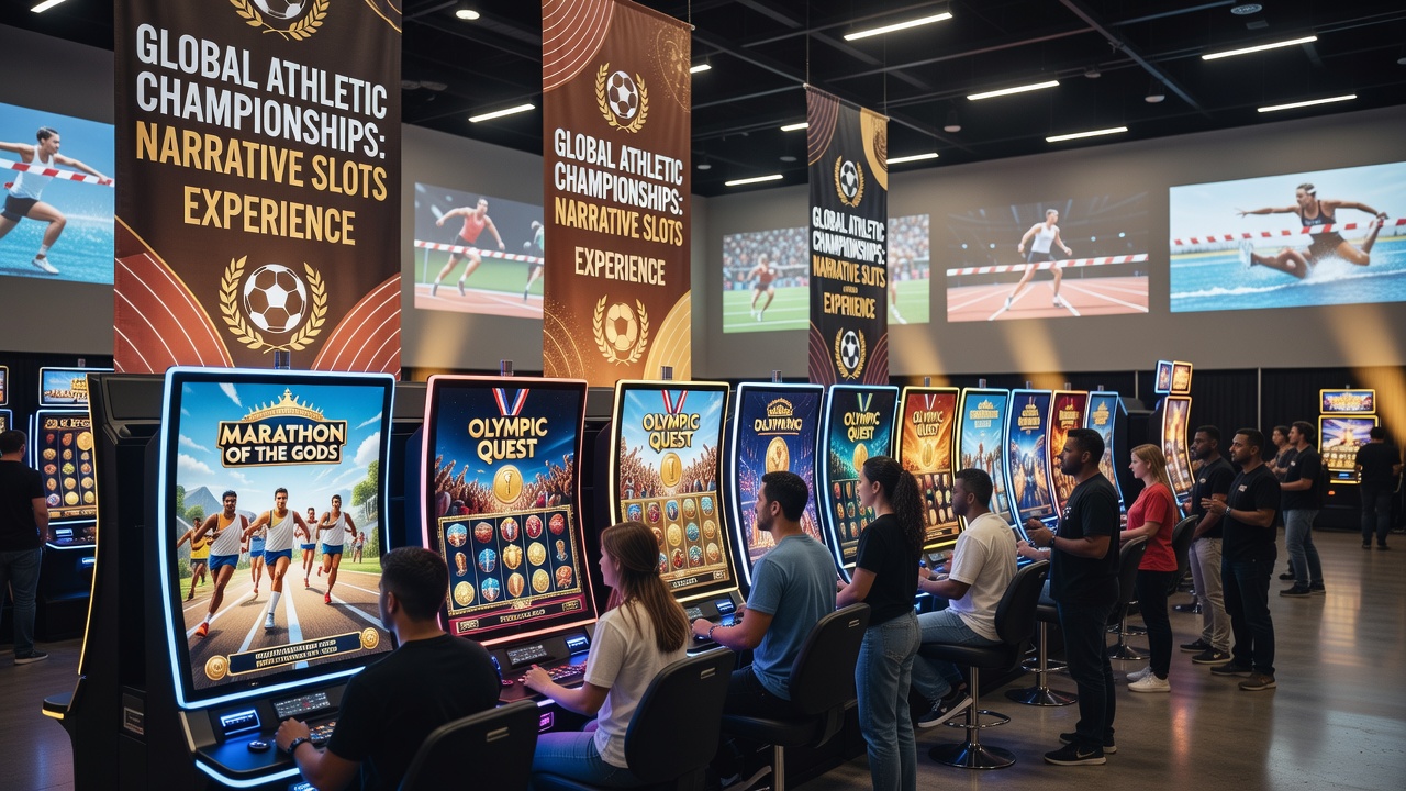 Thema-evenementen met narratieve slots en sportkampioenschappen