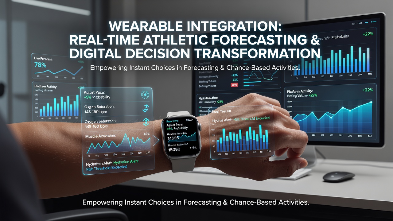 Draagbare apparaten zoals smartwatches verzamelen realtime data tijdens sportevenementen en kansspelen