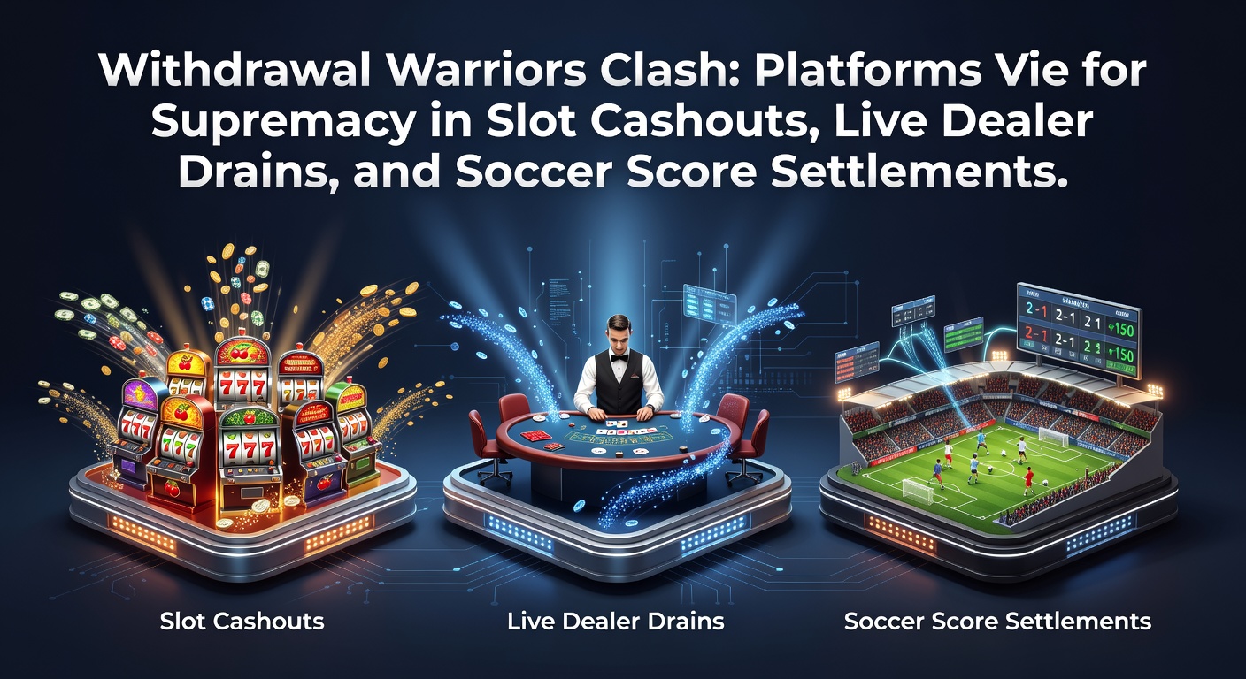 Grafiek met concurrerende platforms die uitbetalingssnelheden vergelijken in slots, live casino en sportweddenschappen